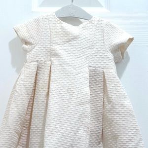 White dress jacadi 12 mos